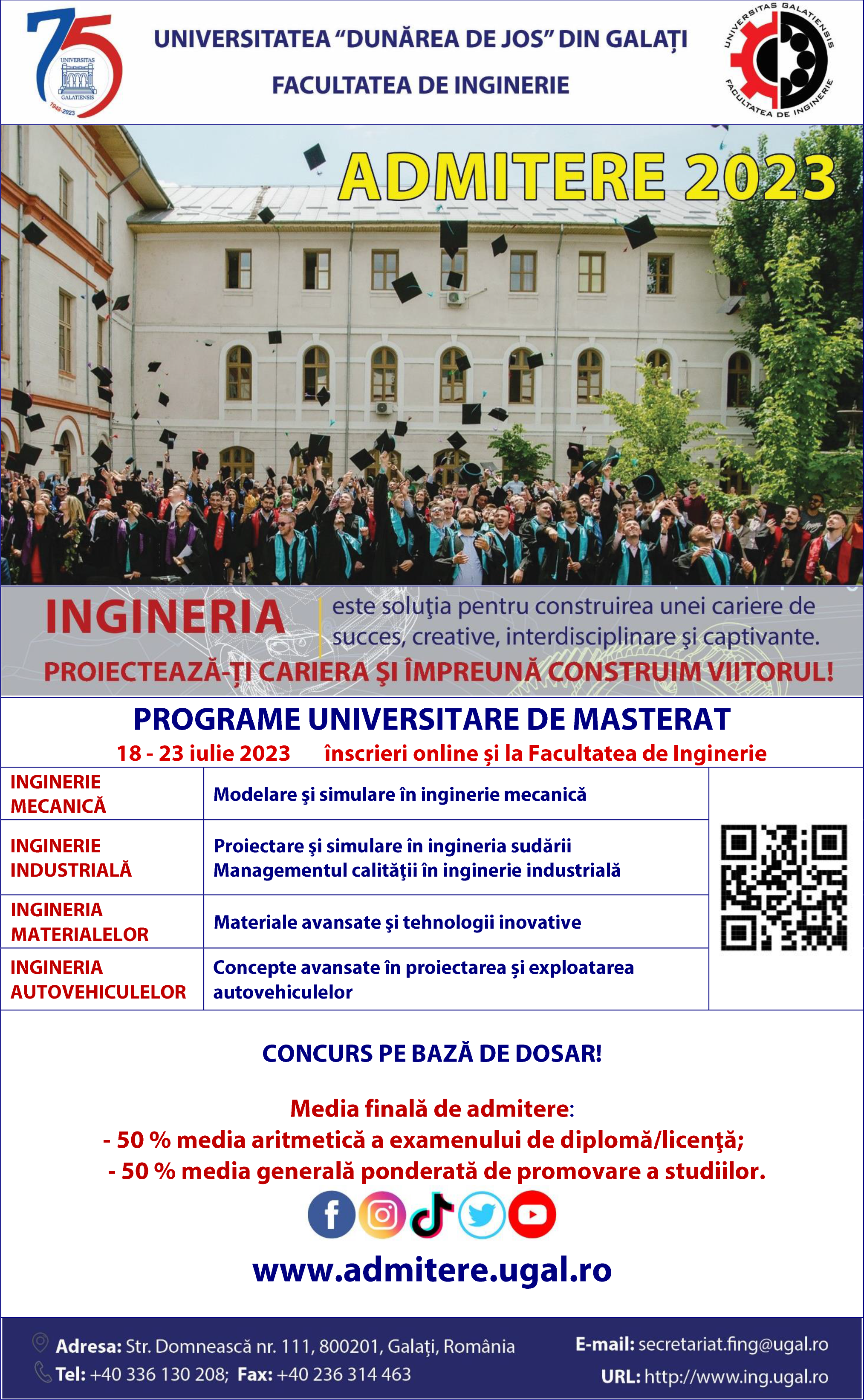 Admitere2023 master fara locuri